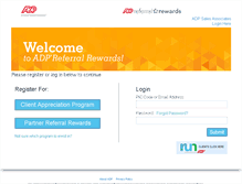 Tablet Screenshot of adpreferralrewards.com
